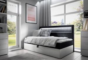 Čalúnená posteľ ELIZA + topper, 90x200, fresh 1