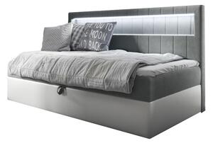 Čalúnená posteľ ELIZA + topper, 100x200, fresh 14