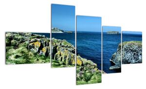 Obraz prímorského útesu (Obraz 150x85cm)