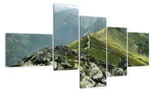 Hrebeň hôr - moderné obrazy (Obraz 150x85cm)