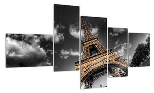Eiffelova veža - obrazy (Obraz 150x85cm)