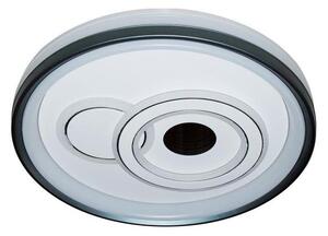 ITALUX PLF-19678-WH-BL - LED stmievateľné stropné svietidlo PORTA LED/40W/230V čierne + diaľkové ovládanie