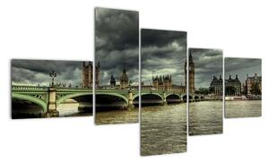Londýnsky Big Ben - obrazy (Obraz 150x85cm)