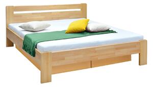KARS 180x200 buková posteľ s úložným priestorom a roštami