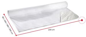 Chránič na matrac ZIRO PVC, 160x200, biela