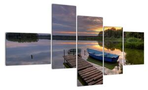 Obraz jazera (Obraz 150x85cm)
