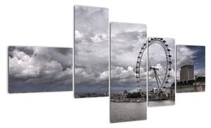 Londýnske oko (London eye) - obraz (Obraz 150x85cm)