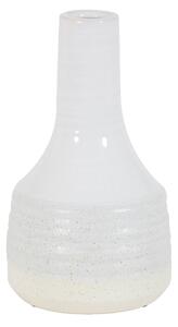Dekoračná keramická váza MILANA, White, 25,5 cm