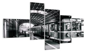 Obraz vlakovej stanice (Obraz 150x85cm)