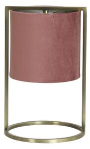 Stolná lampa SANTOS, Old bronze/Old Pink, Výška 35 cm