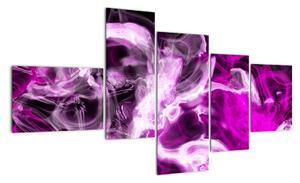 Obraz - fialový dym (Obraz 150x85cm)