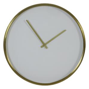 Nástenné hodiny SEPONI, White - Mat Bronze, Ø 41cm