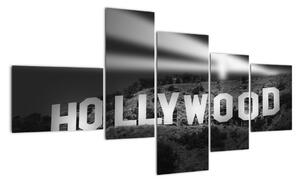 Nápis Hollywood - obraz (Obraz 150x85cm)