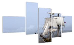 Loď - obraz (Obraz 150x85cm)