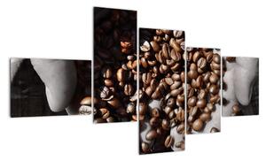 Kávové zrná - obraz (Obraz 150x85cm)