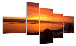 Západ slnka na mori - obraz (Obraz 150x85cm)