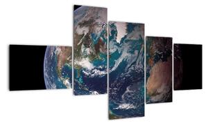 Zemeguľa - obraz (Obraz 150x85cm)