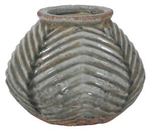 Dekoračná keramická váza KRIDLO, antique green