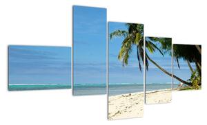 Fotka pláže - obraz (Obraz 150x85cm)