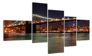 Svetelný most - obraz (Obraz 150x85cm)