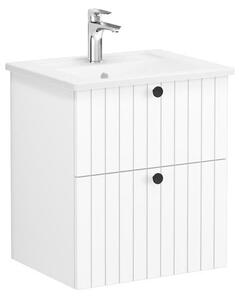Kúpeľňová skrinka s umývadlom VitrA Root 60x67x46 cm biela mat ROOTG60WINTS
