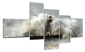 Maják na mori - obraz (Obraz 150x85cm)