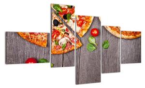 Pizza - obraz (Obraz 150x85cm)