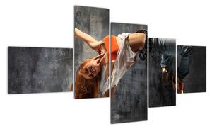 Street Dance tanečnice - obraz (Obraz 150x85cm)