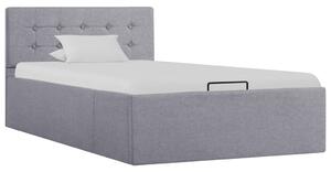 Hydraulický posteľný rám+úložný priestor, látka 90x200 cm