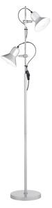 Ideal Lux - stojacia lampa POLLY 2xE27/60W/230V strieborná