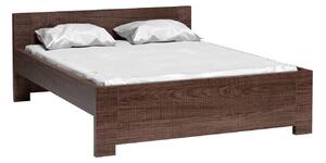 Manželská posteľ 140 cm Vega 19 (s roštom) (dub santana tmavý). Vlastná spoľahlivá doprava až k Vám domov. 1055467
