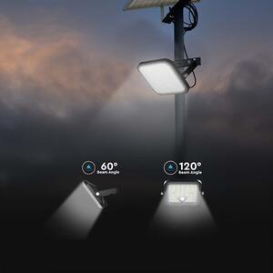 LED solárny reflektor 4,5W s pohybovým čidlom a diaľkovým ovládaním