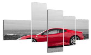 Červené Ferrari - obraz (Obraz 150x85cm)
