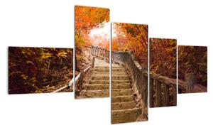 Obraz - schody (Obraz 150x85cm)