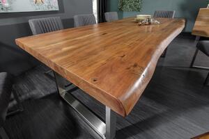 Luxusný jedálenský stôl z masívu Massive II New 200cm Honey