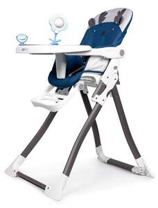 Moderná jedálenska stolička v modrej farbe Modrá