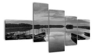 Panorama jazera - obraz (Obraz 150x85cm)