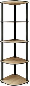 Regál Corner Oak, 5 polic