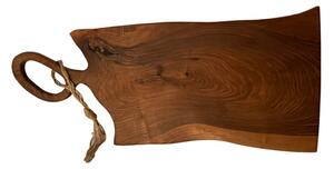 Atypická drevená doska na servírovanie 78cm x 30 cm
