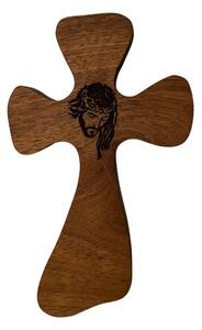 Drevený krížik s Ježišom 24 x 14 cm