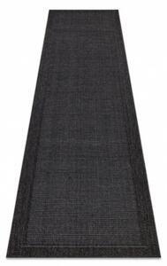 Kusový koberec Dimara čierny atyp 60x300cm