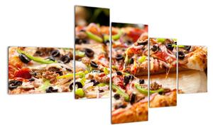 Pizza, obraz (Obraz 150x85cm)