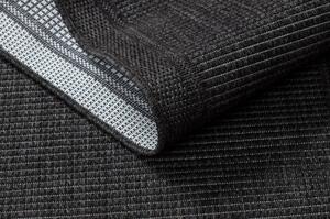 Kusový koberec Duhra čierny atyp 60x200cm