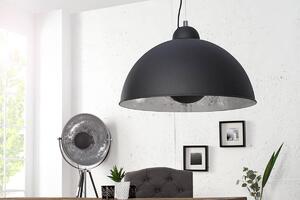 Lampa Atelier čierno-strieborná