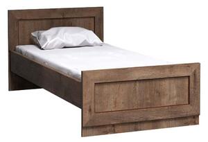 Jednolôžková posteľ 90 cm Titanus 21 (dub lefkas). Vlastná spoľahlivá doprava až k Vám domov. 1055530