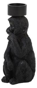 Svietnik MONKEY Black, 21 cm (S)