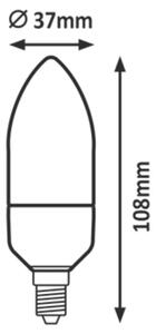 Rabalux Smd-Led led žiarovka 1x8 W 4000 K E14 1569