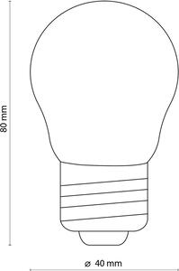 TK Lighting žiarovka 1x4.5 W 3200 K E27 3572