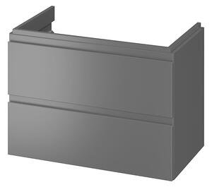 Cersanit Moduo, závesná umývadlová skrinka 80x45x57 cm, antracitová matná, S590-069-DSM