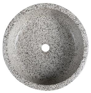 Sapho PRIORI keramické umývadlo na dosku, Ø 41 cm, granit